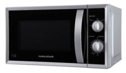 Morphy Richards - Standard Microwave -- MM82 -Silver